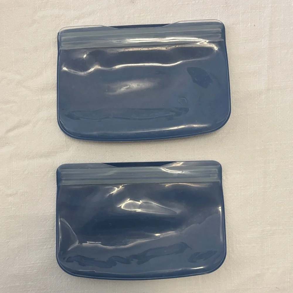 W&P Porter Reusable Silicone Bags Set of 4 - Blue